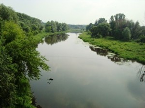 Die Bzura in Sochaczew