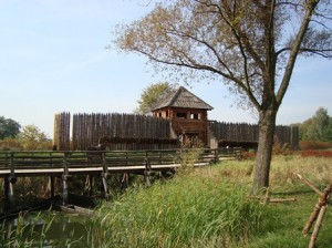 Kalisz- die Piastenburg im Stadtteil Zawodzie