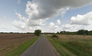 Landschaft bei Mieszków (Quelle: google streetview)