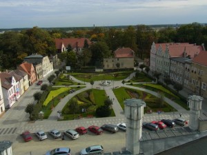 Rynek, im Hintergrund das Königsschloss